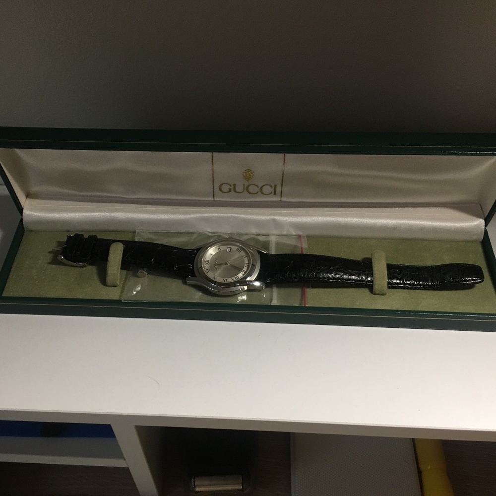 Silver Plated Vintage Gucci Watch